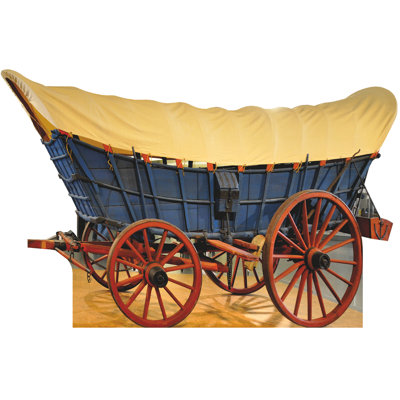 Pioneer Conestoga Wagon Cart Oupon Carton Standup