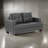 Jodilynn 64'' Faux Leather Loveseat-1952579620