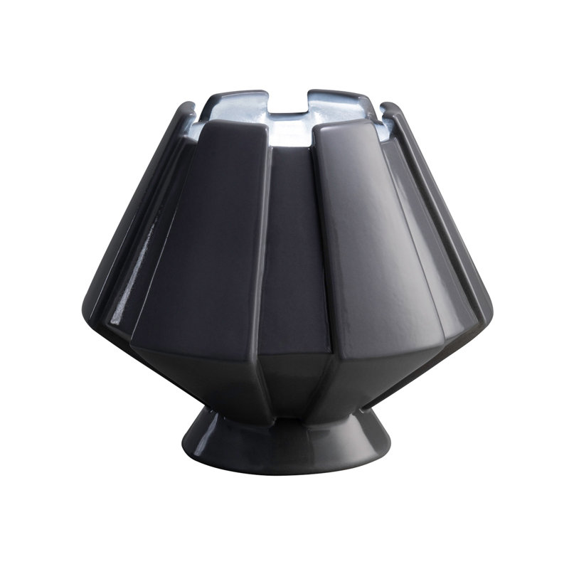 Kleiber Ceramic Novelty Lamp, Gloss Gray, Incandescent