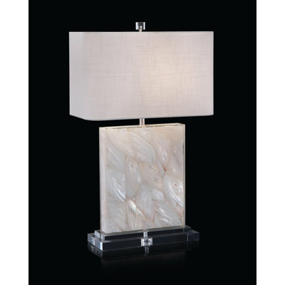 Lampe de table en nacre 30 po