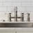 Kingston Brass Bel-Air Two-Handle 4-Hole Deck Mount Bridge Kitchen Faucet With Brass Side Sprayer-110550778