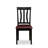 7 Piece Kitchen Table Set Consist of a Rectangle Dining Table with Butterfly Leaf and 6 Faux Leather Dining Room Chairs, Black-121912368-126705082