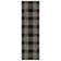 Fontana Geometric Machine Woven Polyester Area Rug in Onyx