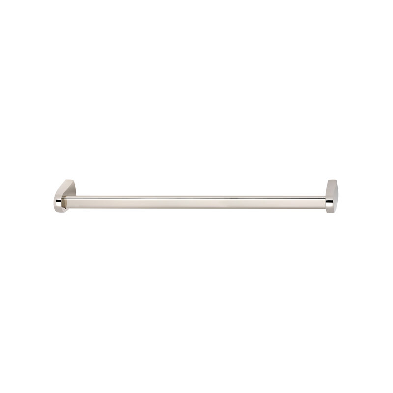 Euro Wall Mounted Towel Bar, Polished Nickel