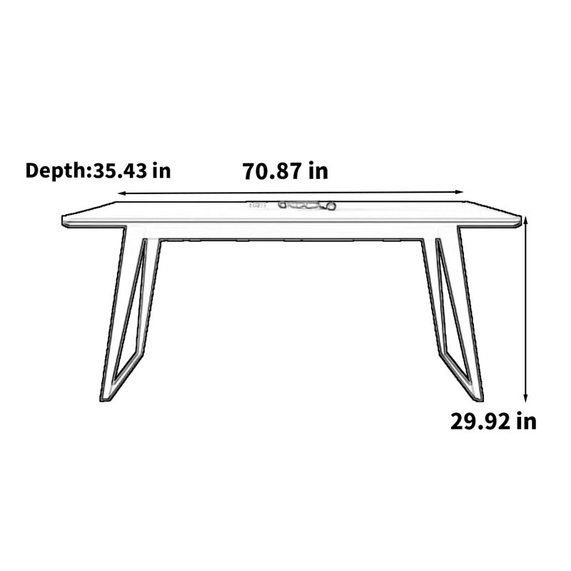 Solai, H 29,92 po x L 70,87 po x l 35,43 po