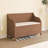 Solid Wood Storage Bench With Safety Hinge-1738131928