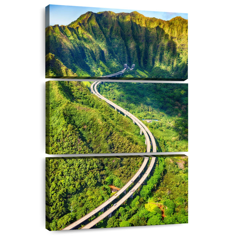 Mehar Oahu Freeway, 50" H x 32" W