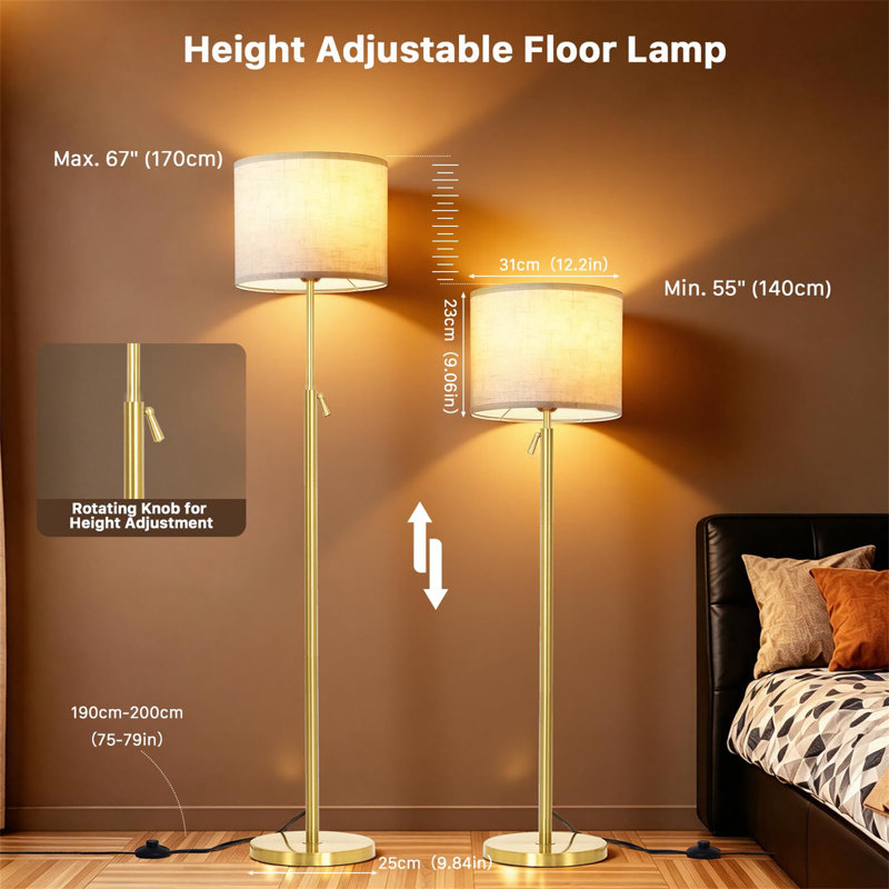 170cm Traditional Floor Lamp