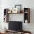 Omnistand Wall Mounted Shelves In Walnut Grey