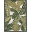 Tapis intérieur / extérieur vert floral Mayshar-36314278