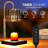 13'' H Metal, Glass Wax Warmer