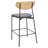 Ryker Upholstered Counter Stool with Metal Frame-1079169008