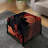 Ember Twilight Moody Patterns I - Floral Square Ottoman