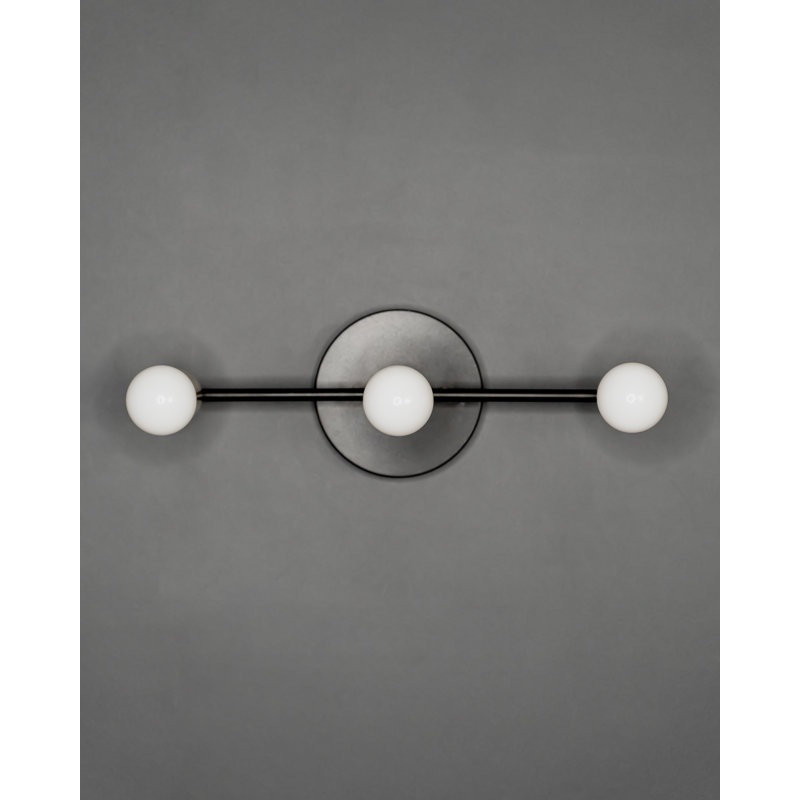 Claramae Armed Sconce, Brass Black
