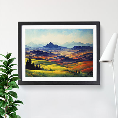 Spring Mountain Scene Vol.1 1 Piece Single Picture Frame Wall Art