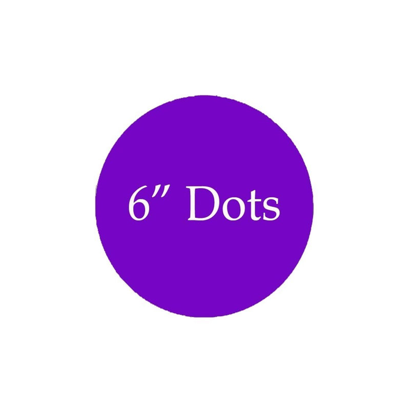 Adhésif décoratif cercles à pois Dimas, Mauve