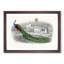 Admiring a Peacock - Framed Print-55683054-55683057