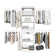 Raney 23.62" W Closet System Reach-In Sets
