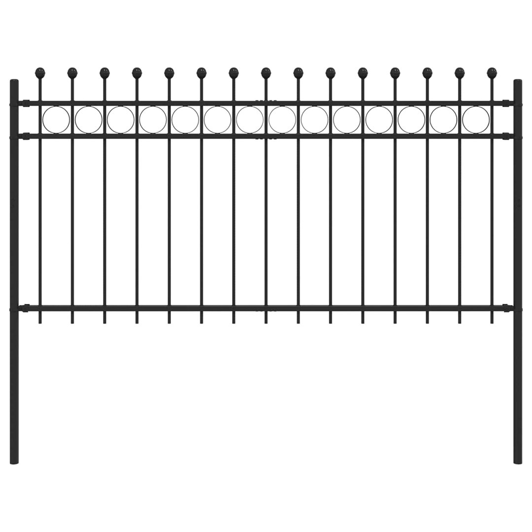 Powder-Coated Steel Fence Panels Included