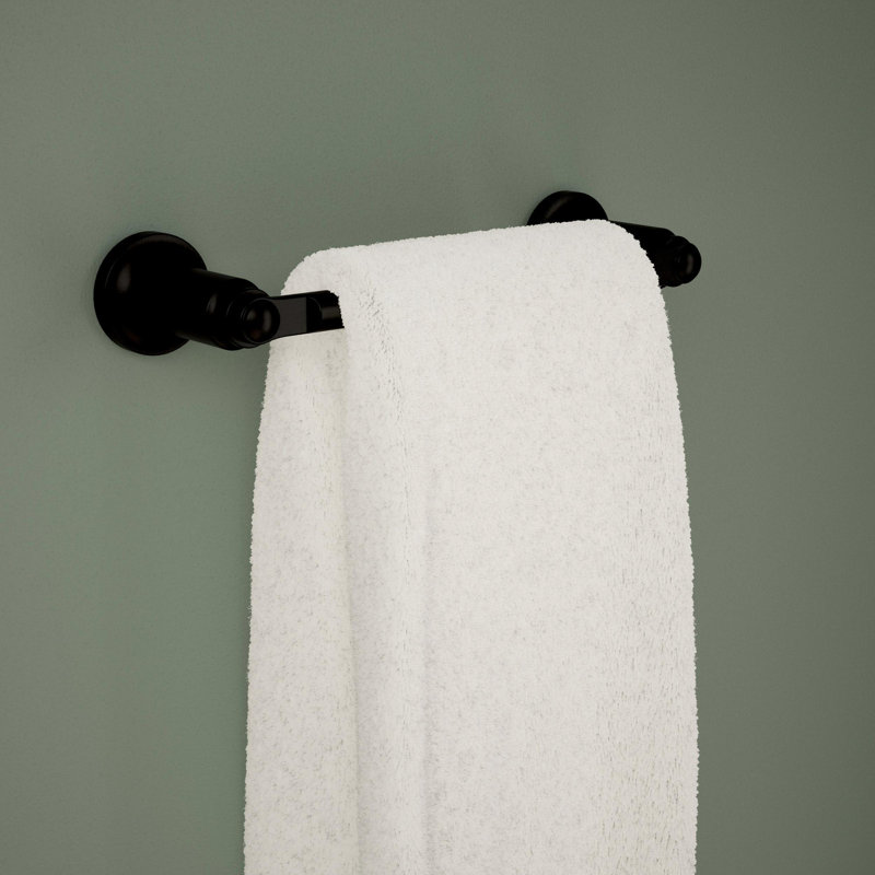 Porte-serviettes mural 8 po Delta Saylor, Noir mat
