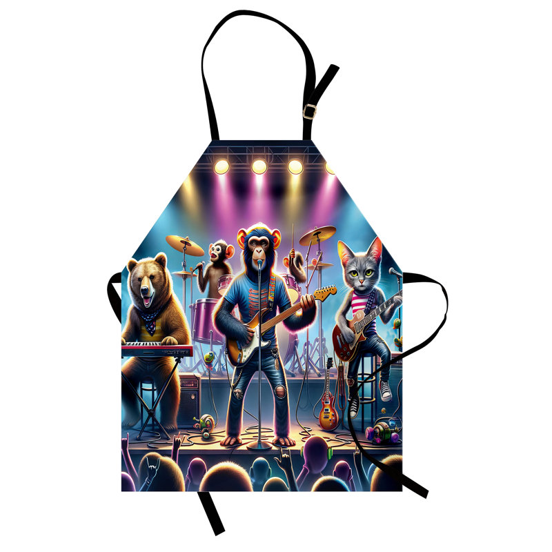 No Pattern Bib Apron