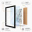 New York Street Grid Geometric 1 Piece Single Picture Frame Wall Art-136678425-136678429
