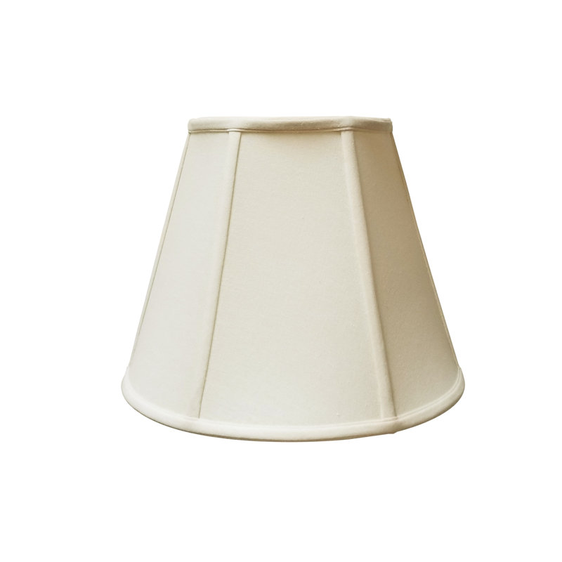 Linen Empire Lamp Shade, Eggshell/Off White, 14" H x 18" W x 18" D