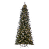 6.5' Oregon Fir Artificial Christmas Tree with 1350 Warm White Micro  (Multifunction) LED Lights with Remote Control, Instant Connect Technology  and 1218 Bendable Branches