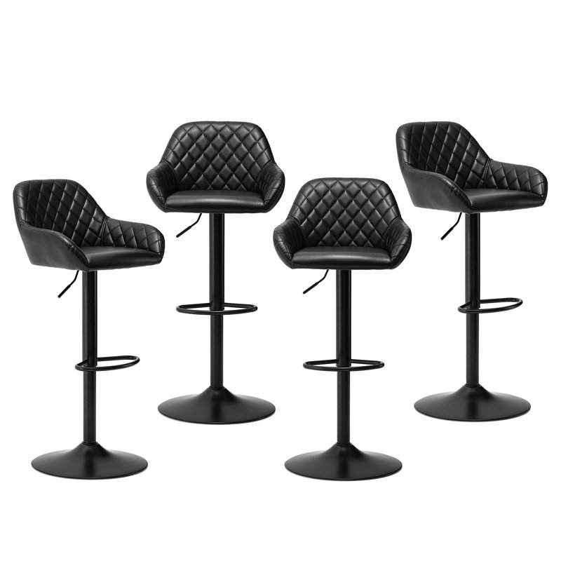 Tabouret de bar Azarie, Noir