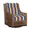 Outdoor Peninsula Gliding Wicker/Rattan Chair with Cushions-404407768-535929811-488292417