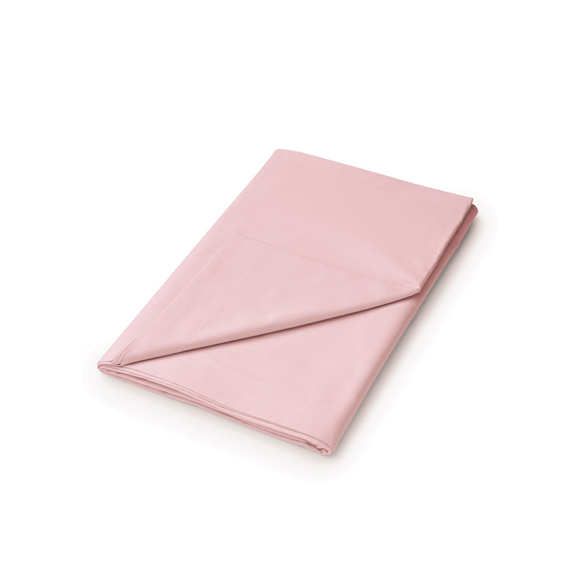 180 Thread Count Flat Sheet, Blush, Double (4'6)