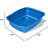Pets Extra Small Open Cat Litter Box, Kitten/Rabbit Size, Blue, CP0