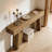 70.9-inch Farmhouse Entryway Table with Narrow Design