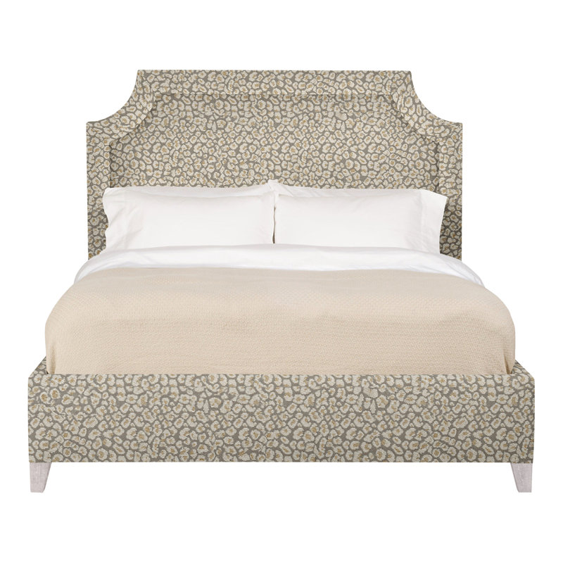 Audrey/Asher Solid Wood Bed, Nadia Earth, No, Dove Gray