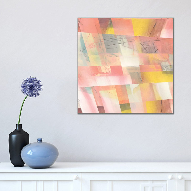 Abstract Weave II by Jennifer Goldberger - Wrapped Canvas Painting, 45.72 cm H x 45.72 cm W x 3.175 cm D