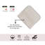 Tapis de bain réversible décontracté 100% coton Casual Elegance Bathmat-1271082695-1271082692