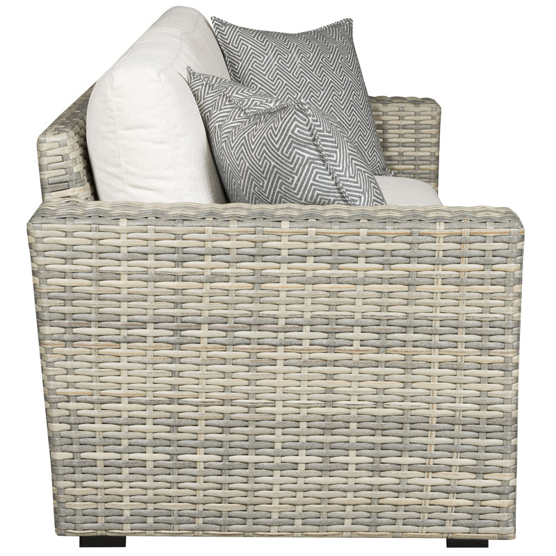 Michael Weiss Outdoor 2 - Seat Patio Sofa, Trippy Coconut