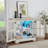 30.32''W Display Cabinet With Adjustable Shelf For Book And Collection Storage And LED Light(White)-121448658