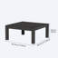 Ensemble de conversation modulaire de patio pour 4 personnes avec coussins, ensemble de conversation 5 pièces imperméable toutes saisons pour l'extérieur, noir-1724921534-1724921528-1724921535