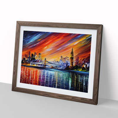 London Skyline - Single Picture Frame Painting