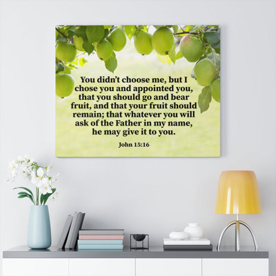 Art mural Chénien par Jean 15:16