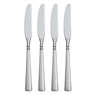 Oneida Easton Flatware Dinner Knives, 18/10 Stainless Steel, Set of 4