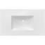 37"Wx22"D Solid Surface Resin Vanity Top with Sink-Durable, Easy-to-Clean, Built-in Overflow