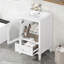 Meuble-lavabo de 20 po avec lavabo, armoire de salle de bain avec porte en verre à fermeture douce, tiroir-1493734496