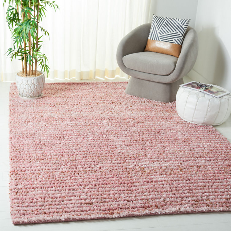 Godsey Classic Shag Hand Woven Performance Striped Rug