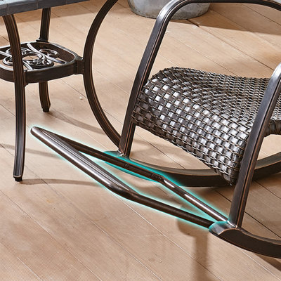 Chaise berçante simple balcon Leisure Home
