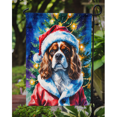 Doberman Pinscher Christmas Garden Flag