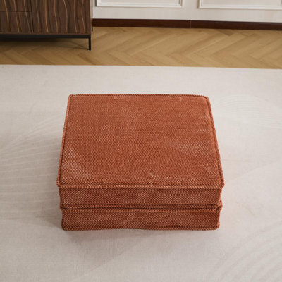 Single Ottoman (Orange)