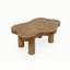 Table basse en forme de nuage avec base piédestal-1468412144