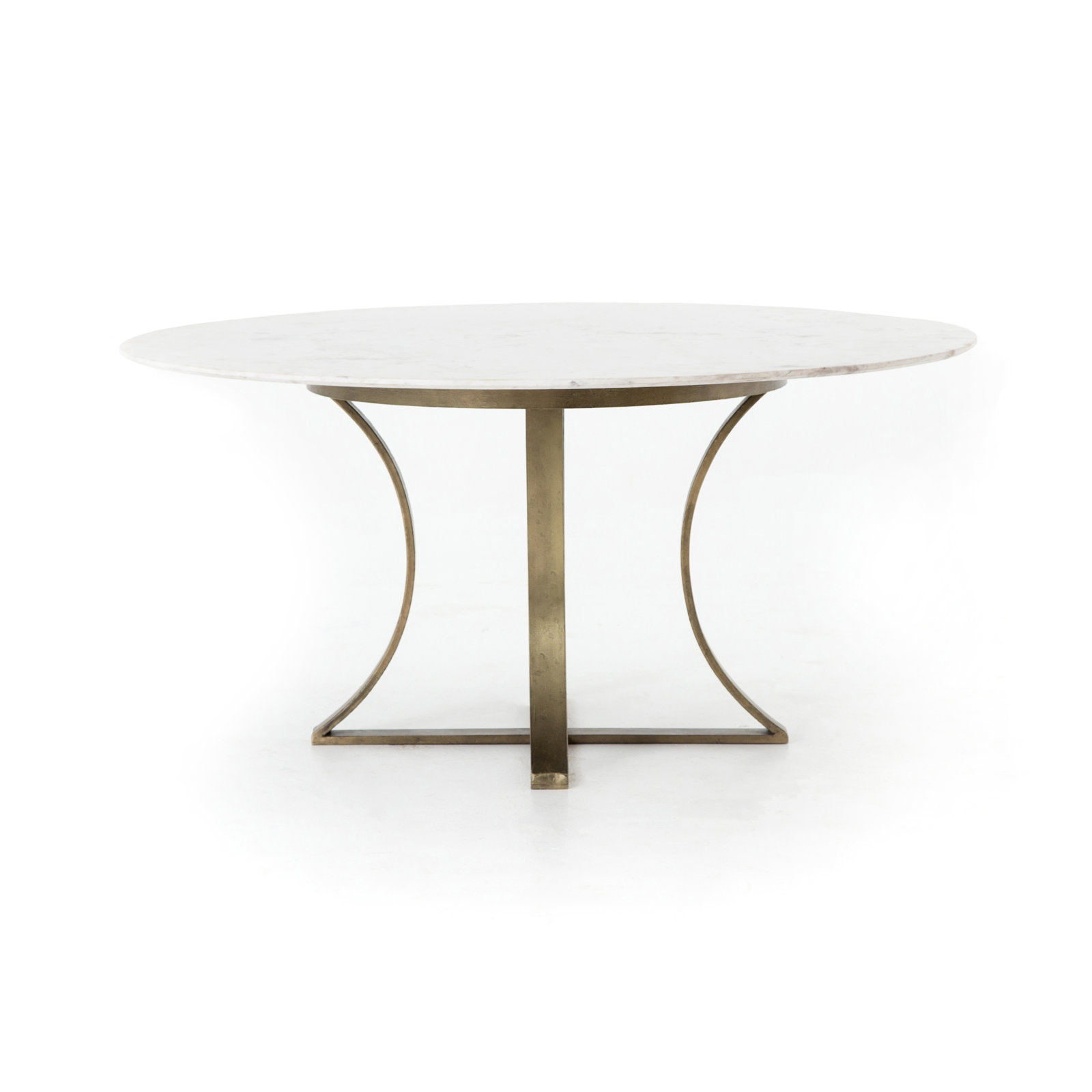 Lowan 60'' Round Marble Dining Table